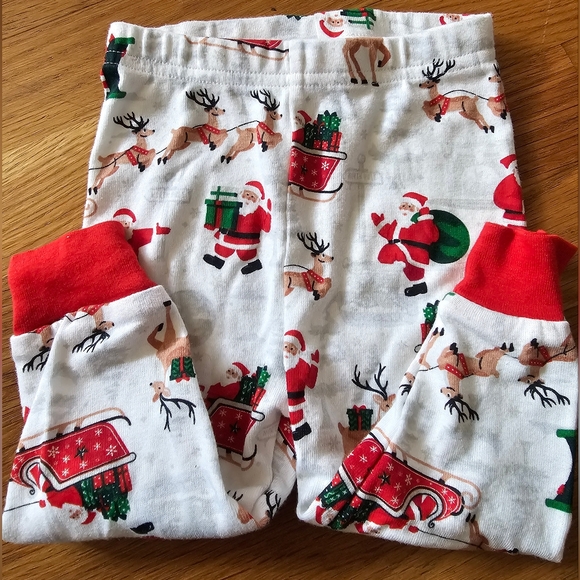 Children's Place Christmas Pajamas Holiday PJ's Baby Infant Size 3-6 Months - Picture 4 of 9